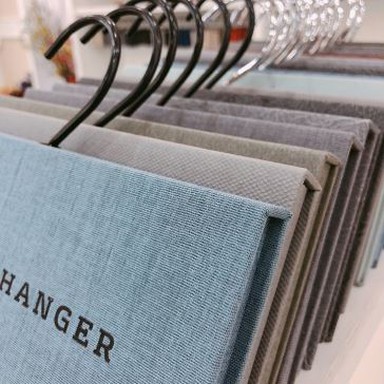 2019 New Open-Style Fabric Sample Hanger